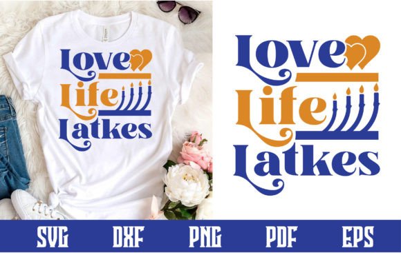 Download Love Life Latkes Svg Design - Love life Collection