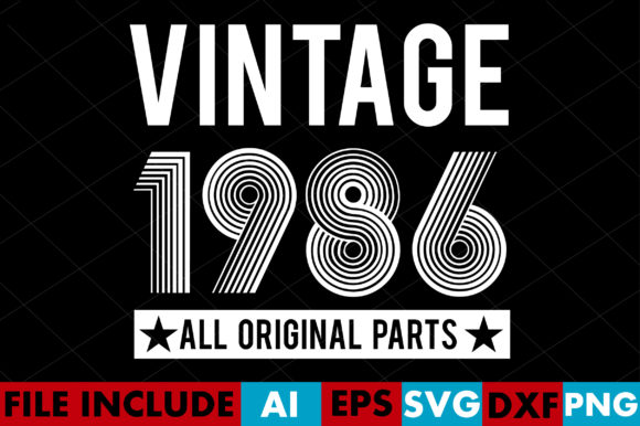 Download Vintage 1986 All Original Parts - Premium Bundle