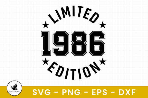 Download Limited Edition 1986 SVG - Premium Resources