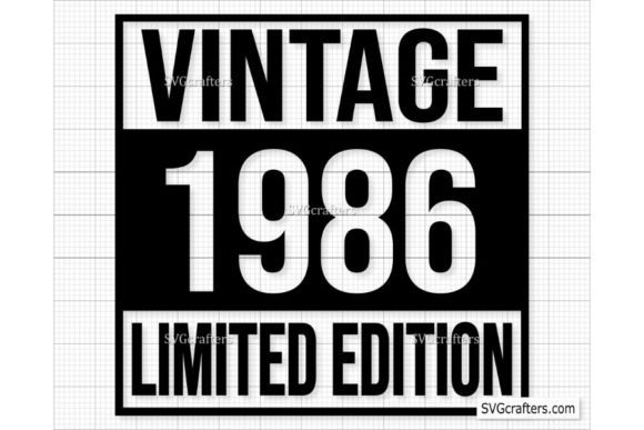Download Vintage 1986 Svg Png, 36th Birthday Svg - Premium Resources